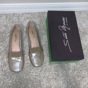 Sesto Meucci Hajera Taupe Pearl Flats!